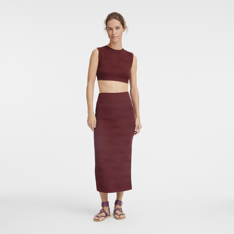 Midi skirt , Sienna - Knit  - View 3 of  4