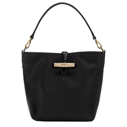 Le Roseau XS Bucket bag , Black - Leather