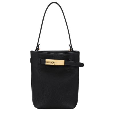 Le Smart XS Bucket bag , Black - Leather