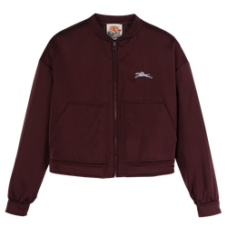 Jacket , Burgundy - Satin