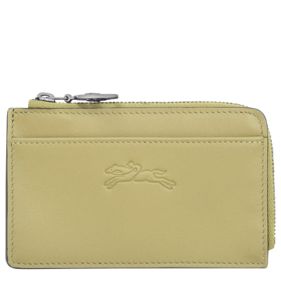Le Pliage Xtra Card holder , Pistachio - Leather