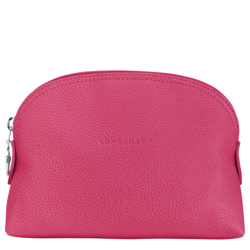 Pouch Le Foulonné Pink/Silver (L2527021018) | Longchamp US Pouch Le Foulonné Pink/Silver (L2527021018) | Longchamp US