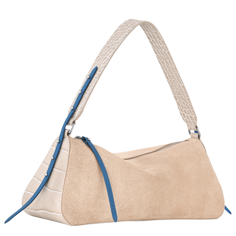 Re-Play S Shoulder bag , Chalk - Leather  - View 3 of  6