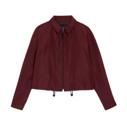 Jacket , Burgundy - Techno taffeta