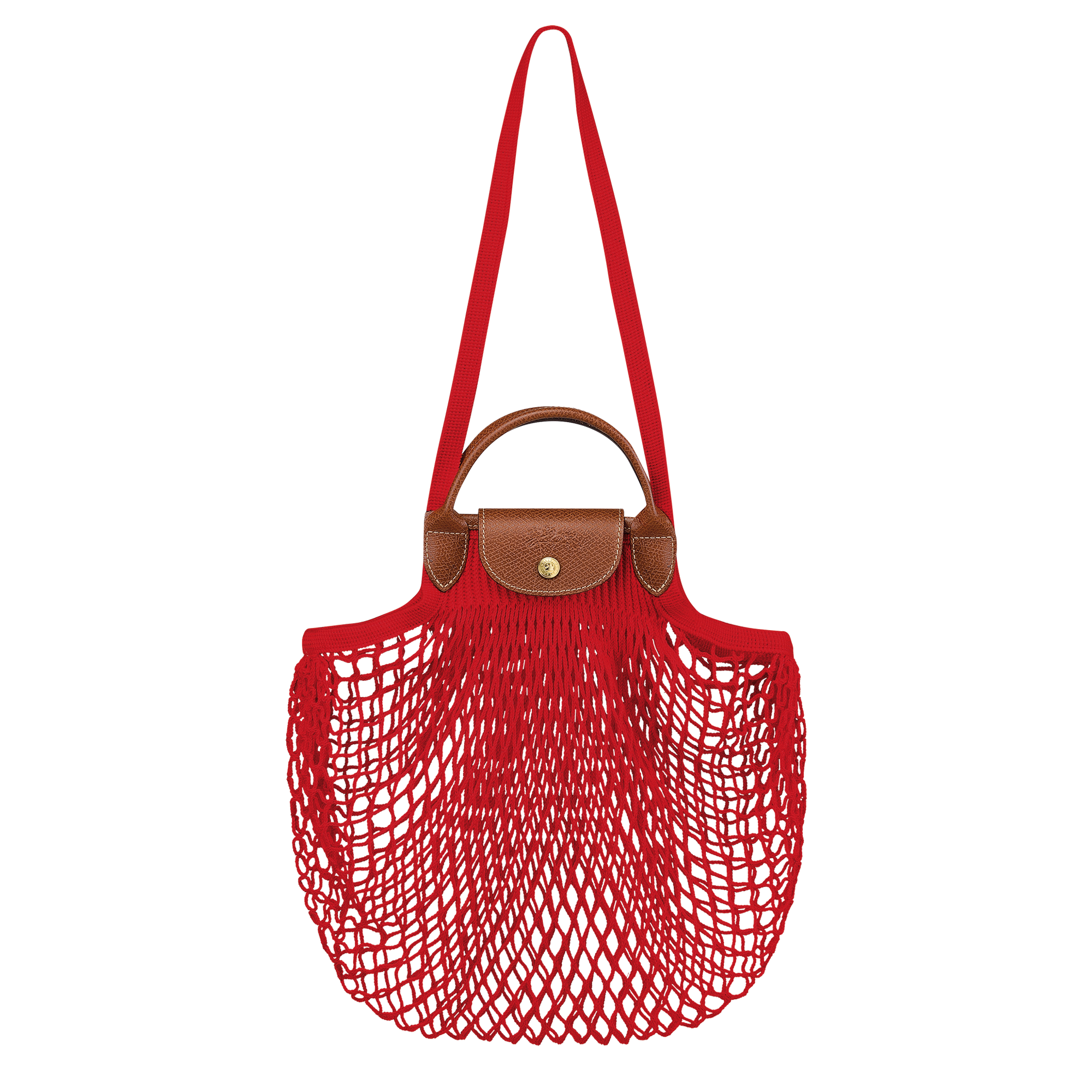 Bolso con asa superior Le Pliage filet Rojo (10121HVH548) | Longchamp ES