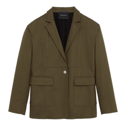 Jacket , Khaki - Gabardine
