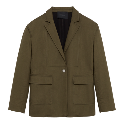 Jacket , Khaki - Gabardine