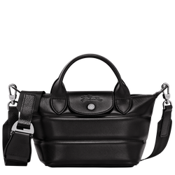 Le Pliage Xtra XS Handbag , Black - Leather