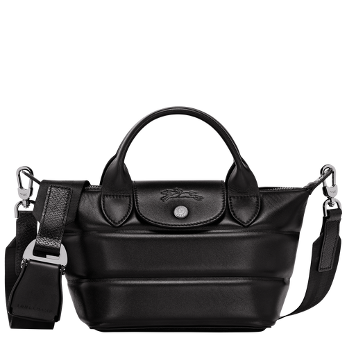 Le Pliage Xtra XS Handbag , Black - Leather - View 1 of  6