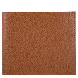 Le Foulonn&eacute; Wallet , Caramel - Leather