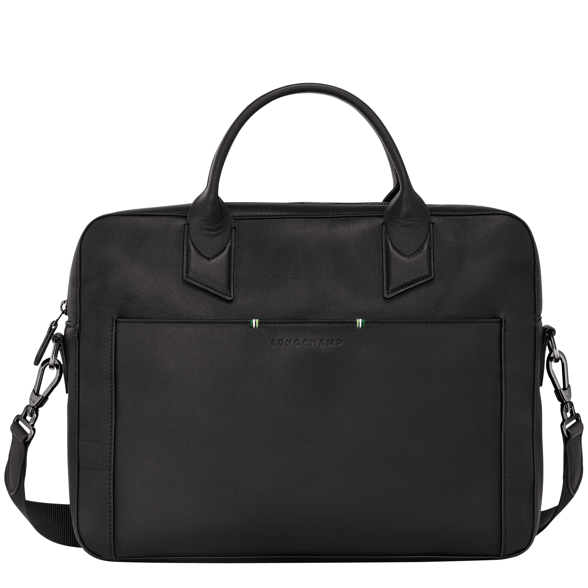 Longchamp sur Seine Briefcase S, Black