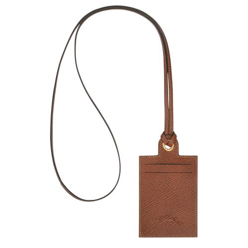 Laag Op tijd Buitenlander Pasjeshouder met ketting Le Pliage Bruin (30017H55035) | Longchamp NL