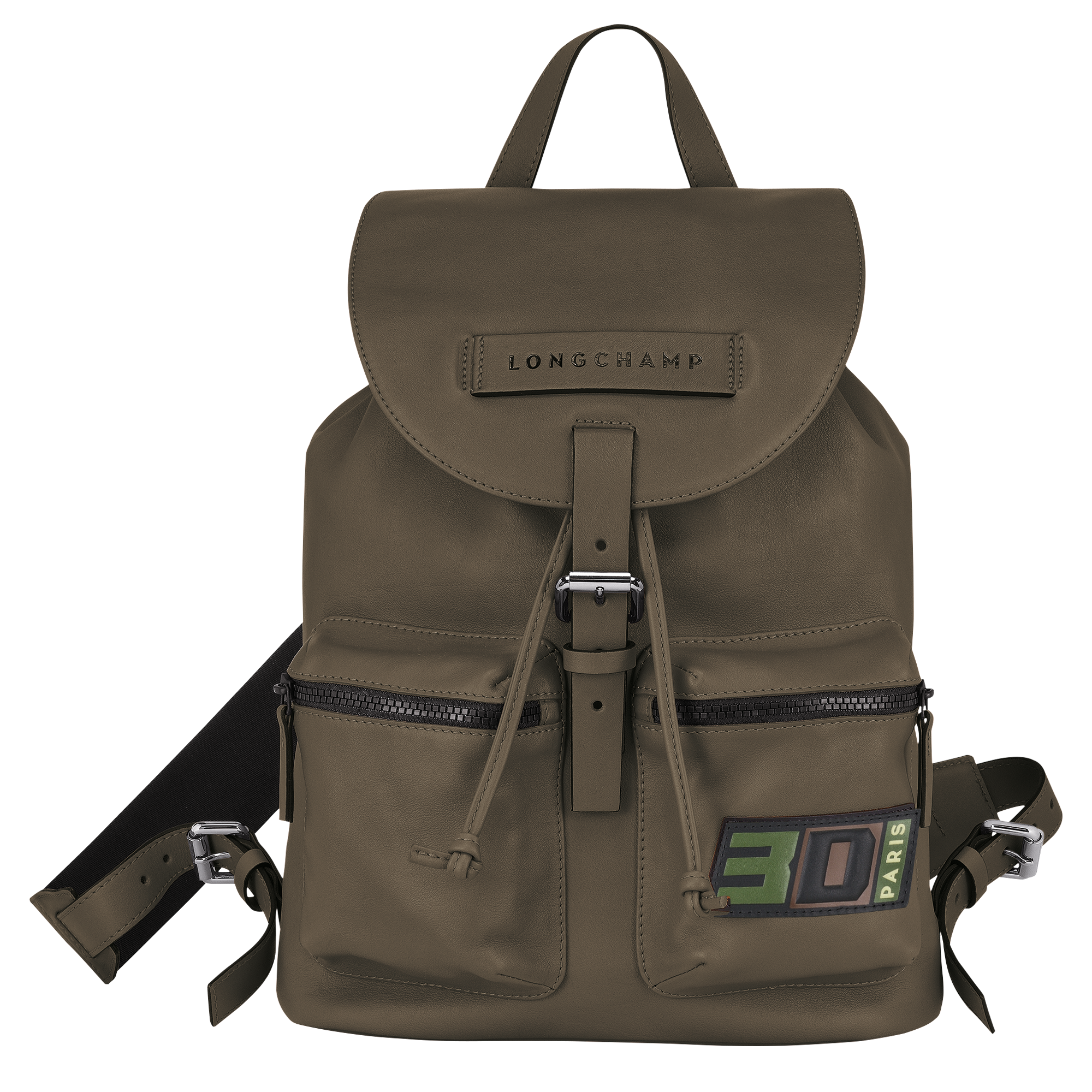longchamp khaki backpack