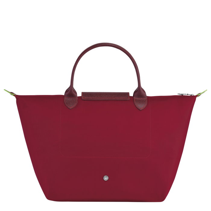 Le Pliage Green Top handle bag M, Red