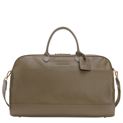 Le Foulonné L Travel bag , Caper - Leather