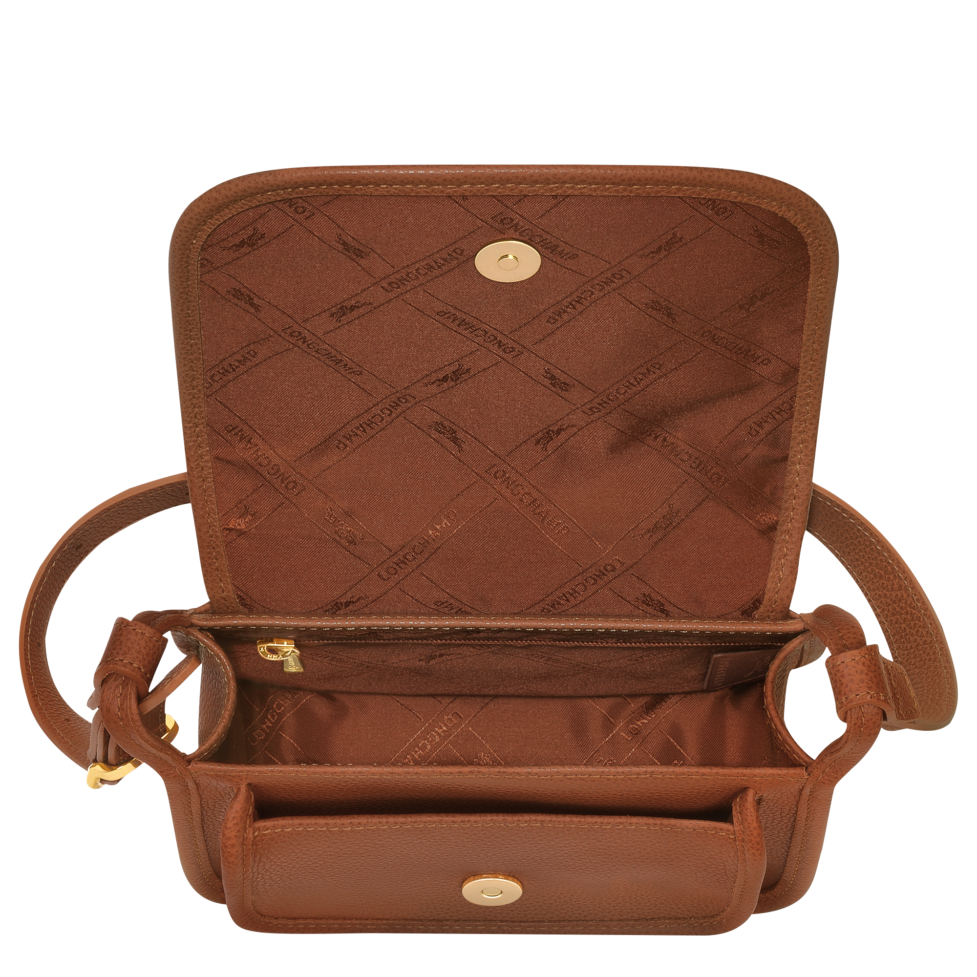 Le Foulonné Crossbody bag XS, Caramel