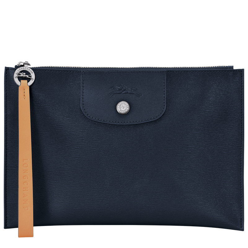 Le Pliage City Pouch , Navy - Canvas  - View 1 of 2