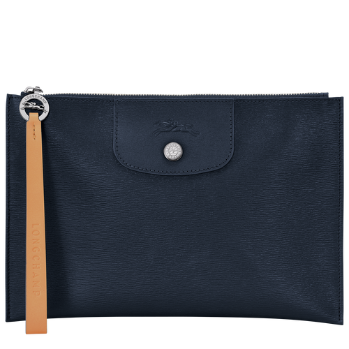 Le Pliage City Pouch , Navy - Canvas - View 1 of 2