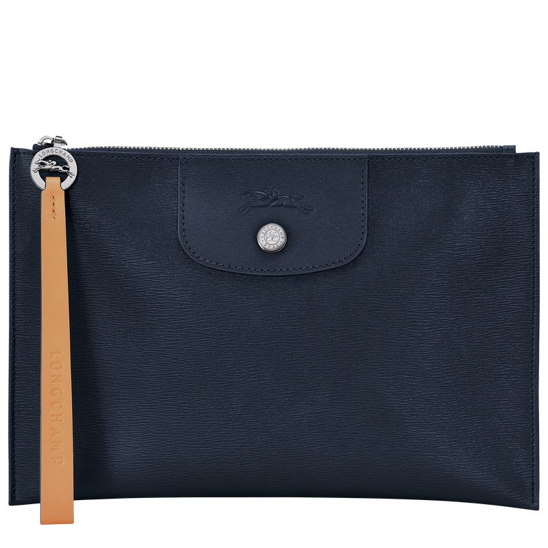 Le Pliage City Pouch , Navy - Canvas  - View 1 of 2