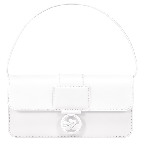 Box-Trot M Shoulder bag , White - Leather - View 1 of  4