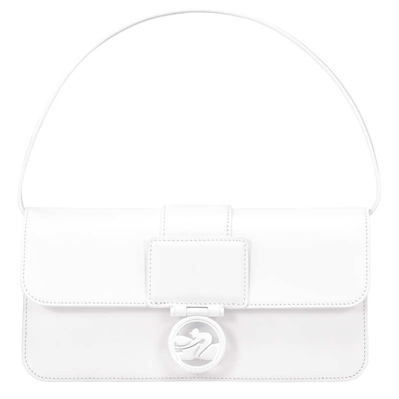 Box-Trot M Shoulder bag , White - Leather  - View 1 of  4