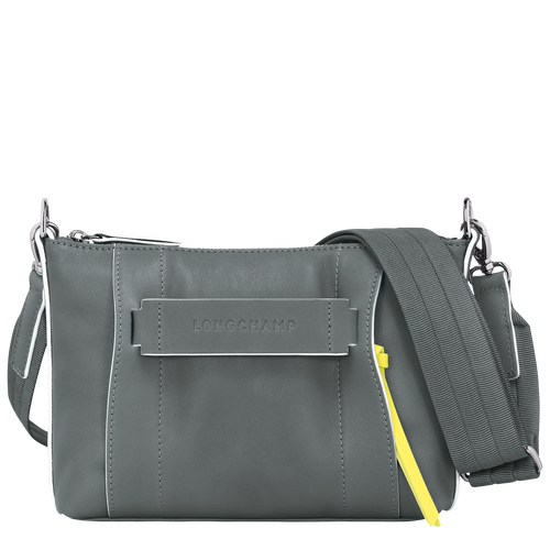 Longchamp 3D S Crossbody bag , Gun Metal - Leather - View 1 of  4