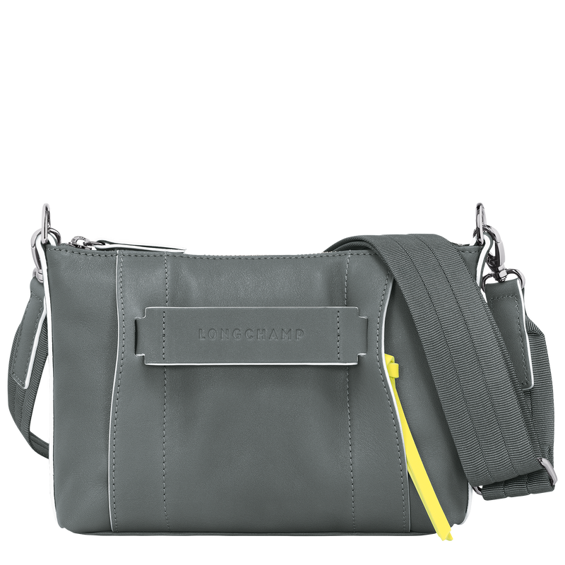 Longchamp 3D S Crossbody bag , Gun Metal - Leather  - View 1 of  4