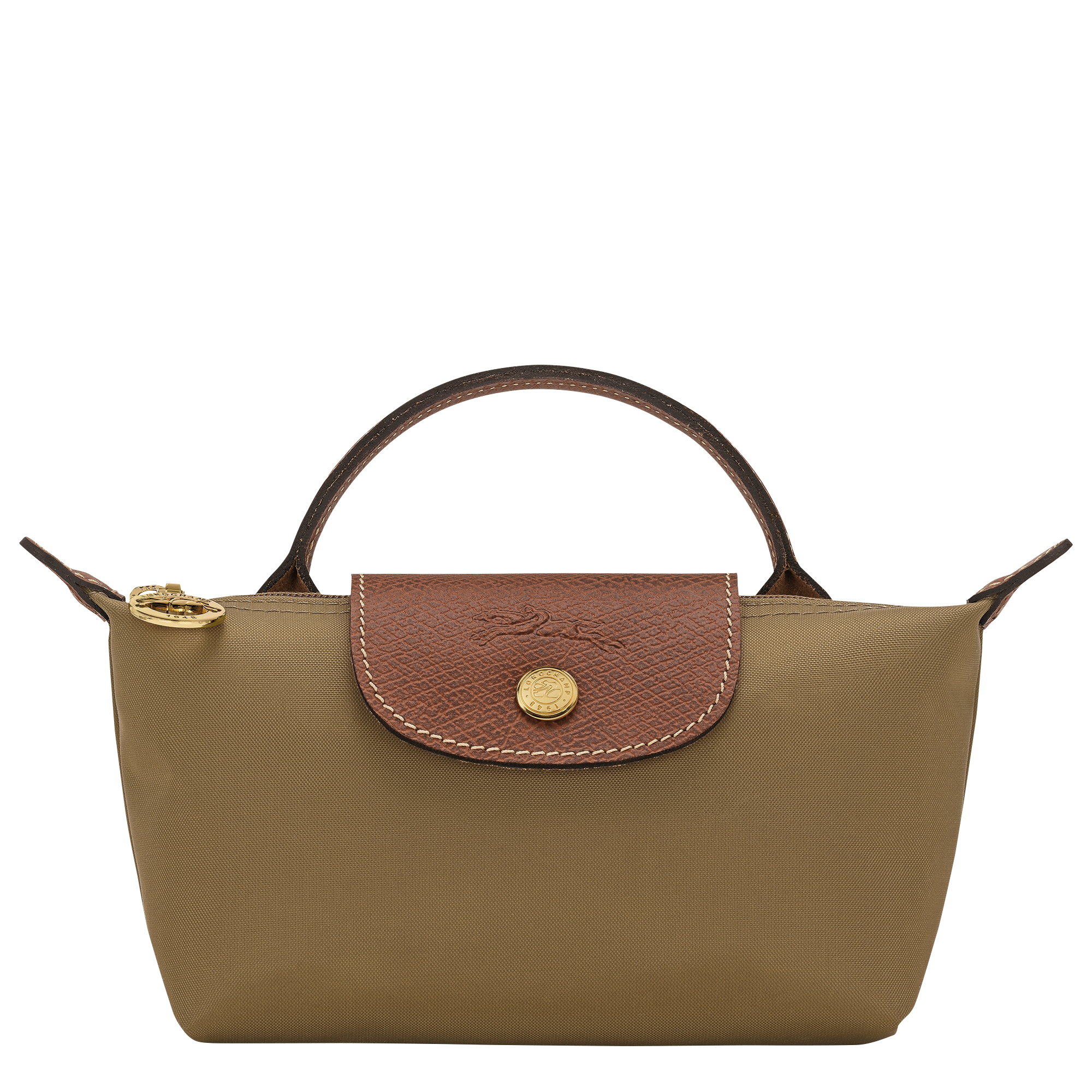 Le Pliage Original Pouch with handle, Olive