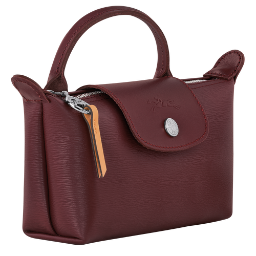 Le Pliage City 附提把的小袋子 , 深紫色 - 帆布 - 查看 3 4