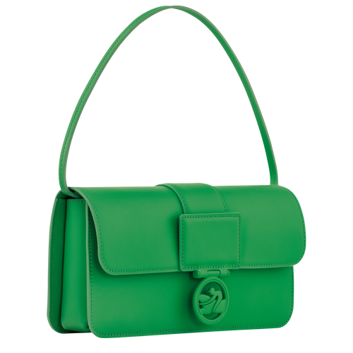 Sac baguette M Box-Trot , Cuir - Gazon - Vue 3 de 5