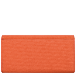 Roseau Continental wallet , Orange - Leather