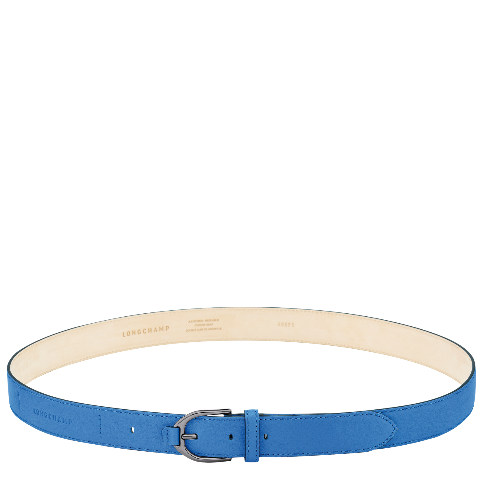 Longchamp 3D Ladies' belt Cobalt Leather (40071HCV487) Longchamp US