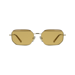 Sunglasses , Golden/Caramel - Metal
