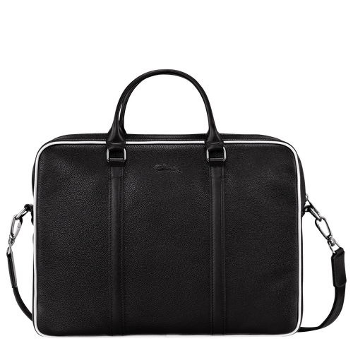 Le Foulonné Porte-documents XS, Noir/Blanc