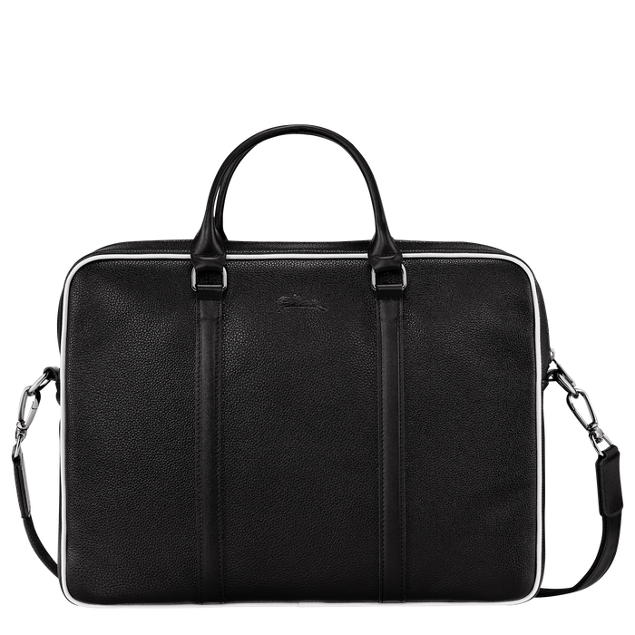 Le Foulonné Porte-documents XS, Noir/Blanc