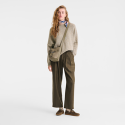 Le Roseau S Bucket bag , Lichen - Leather