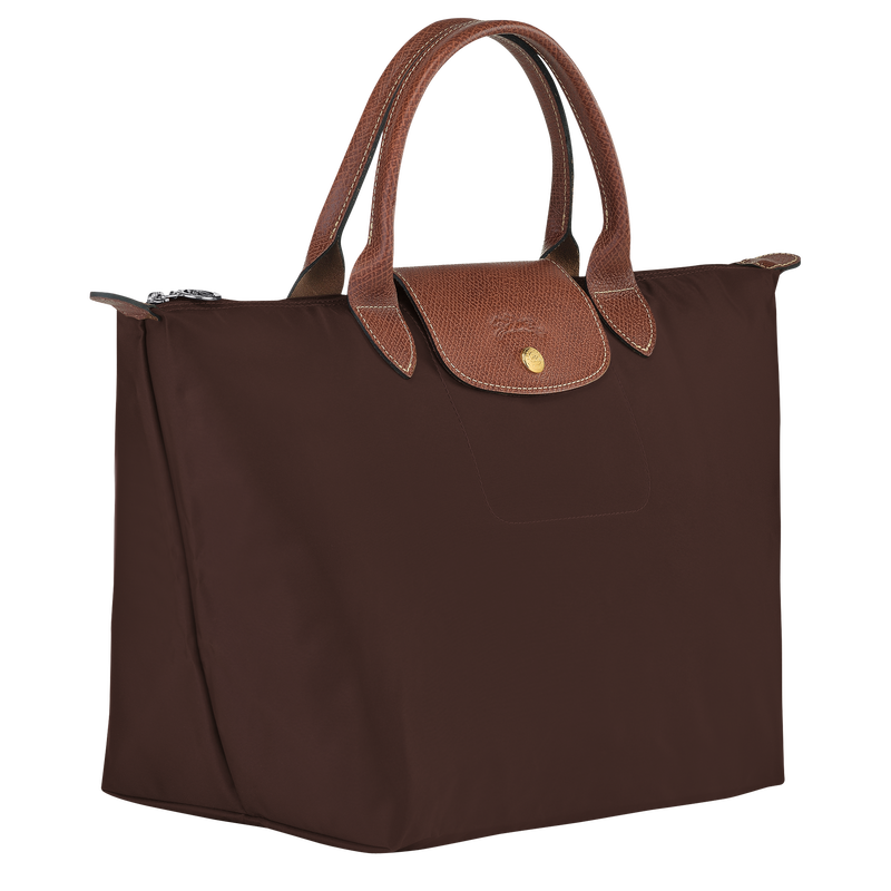 Le Pliage Original M Handbag , Ebony - Recycled canvas  - View 3 of  5