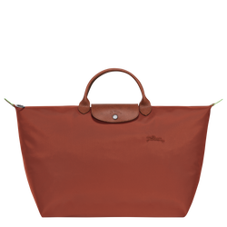Le Pliage Green S Travel bag , Chestnut - Recycled canvas