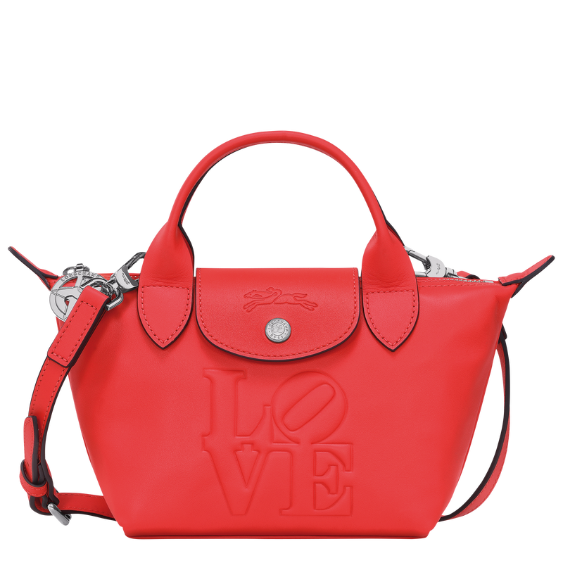 Handtasche XS Longchamp x Robert Indiana , Leder - Rot  - Ansicht 1 von 5