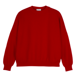 Sweater , Red - Knit
