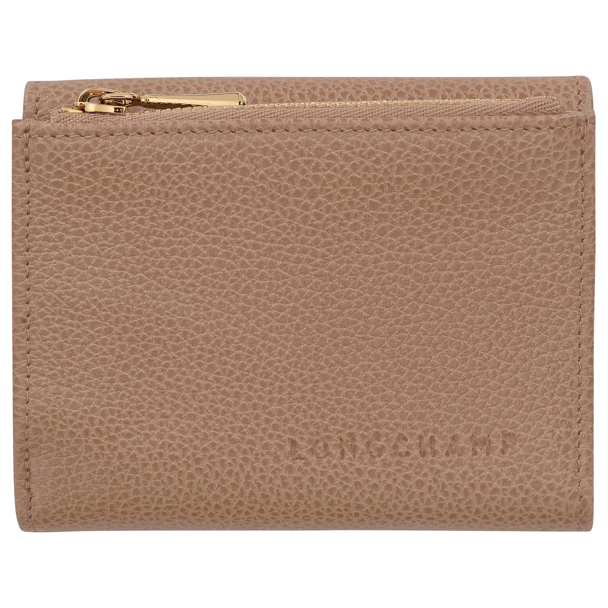 Le Foulonn&eacute; Compact wallet, Biscuit