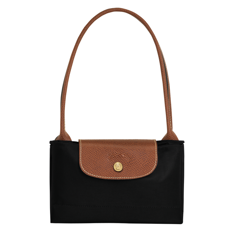 Le Pliage Original Schoudertas M , Zwart - Gerecycled canvas  - Weergave 6 van  6