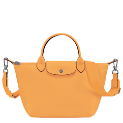Le Pliage Xtra S Handbag , Apricot - Leather