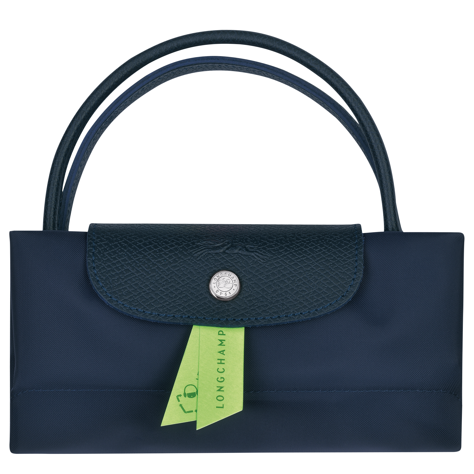 Le Pliage Green S Handbag Navy - Recycled canvas (L1621919P68