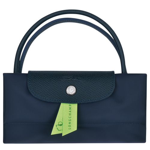 Le Pliage Green S Handbag , Navy - Recycled canvas - View 5 of 5
