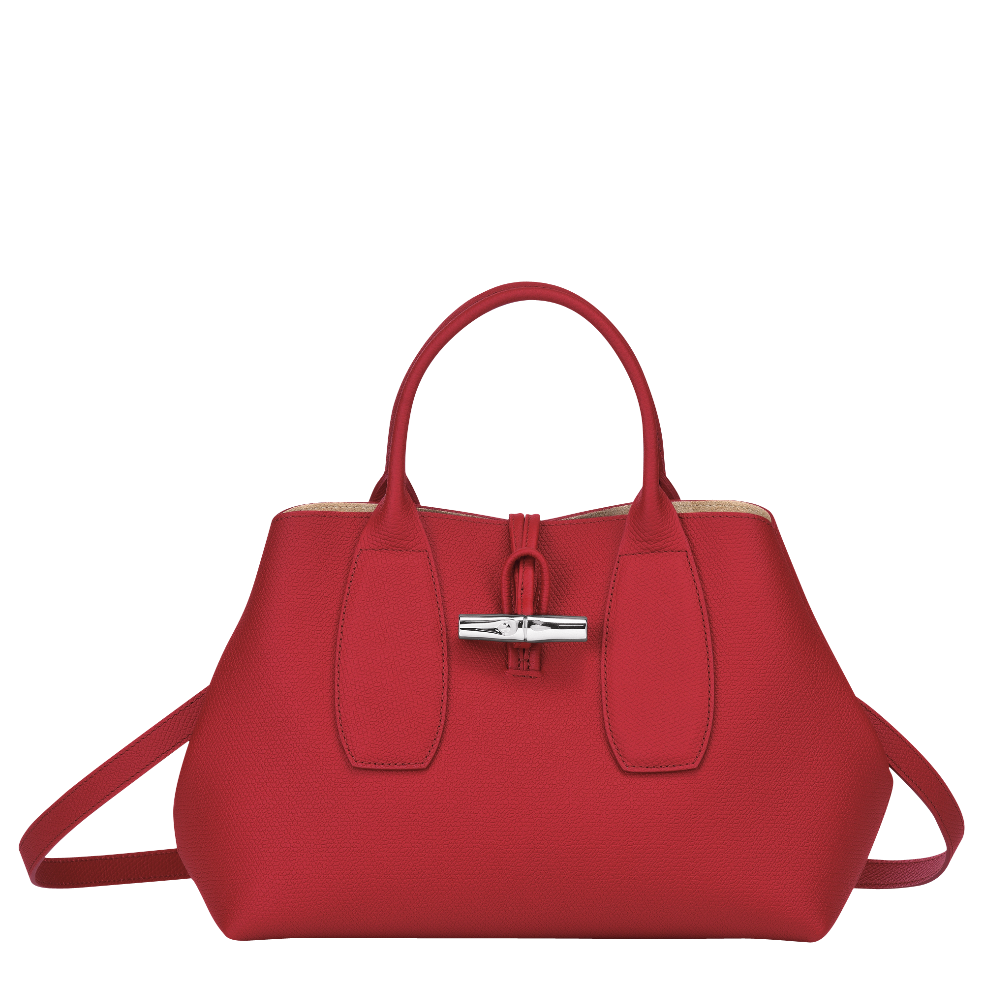 Top handle bag M Roseau Red 
