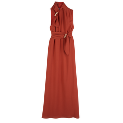 Dress , Red - Gabardine