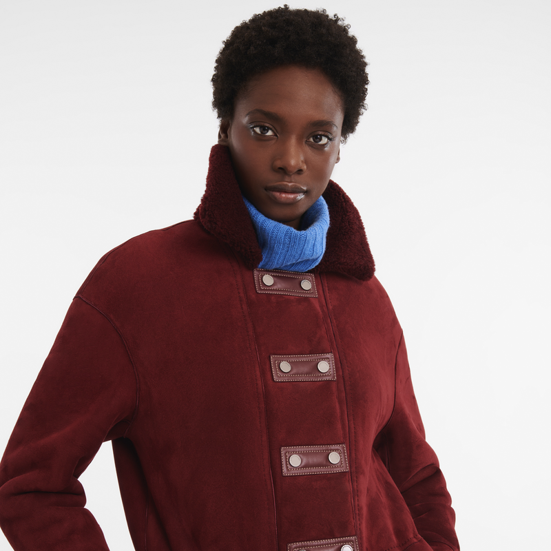 Coat Plum Leather 61092SHS2611XS Longchamp DK