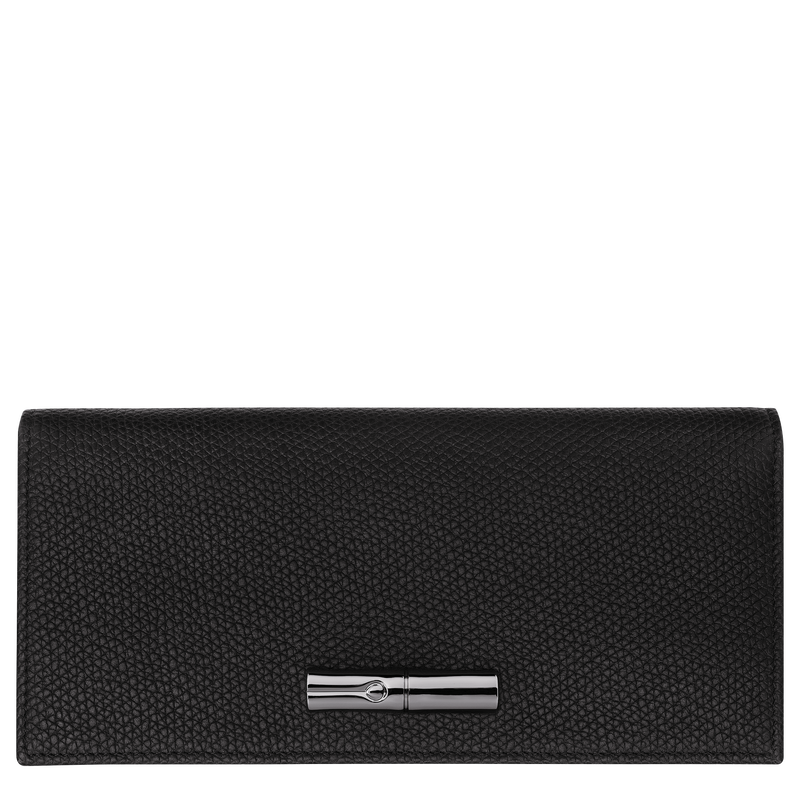 Portafoglio continental lungo Le Roseau , Pelle - Nero  - View 1 of  3