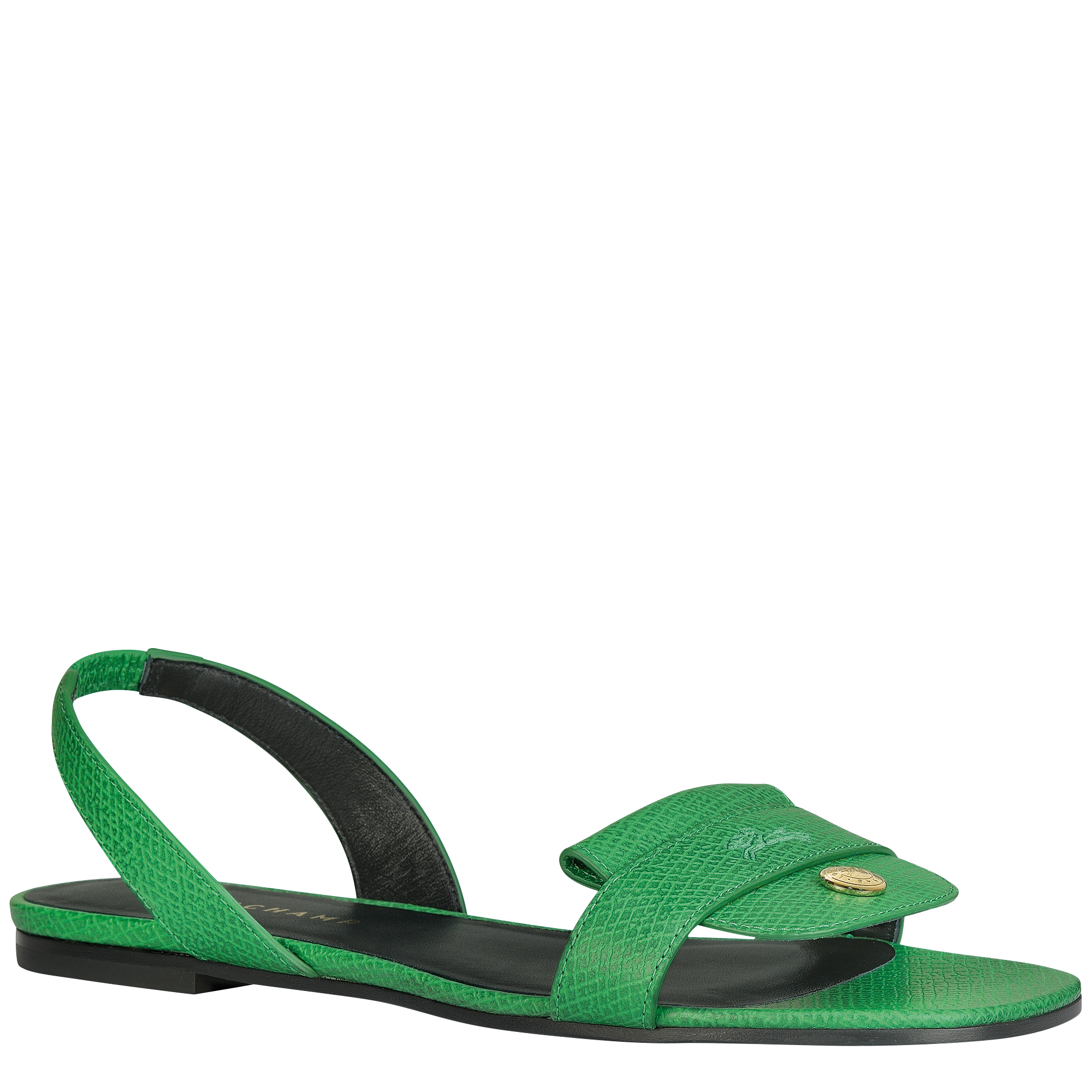Sandali bassi Collezione primavera-estate 2022 Verde (70255SB1129380) |  Longchamp IT